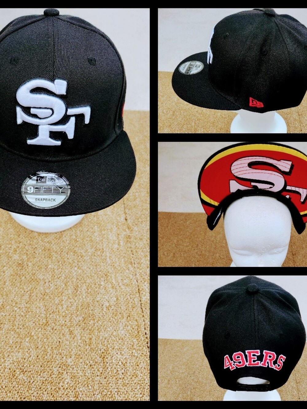 SAN FRANCISCO 49ERS NFL FOOTBALL SNAPBACK HAT.